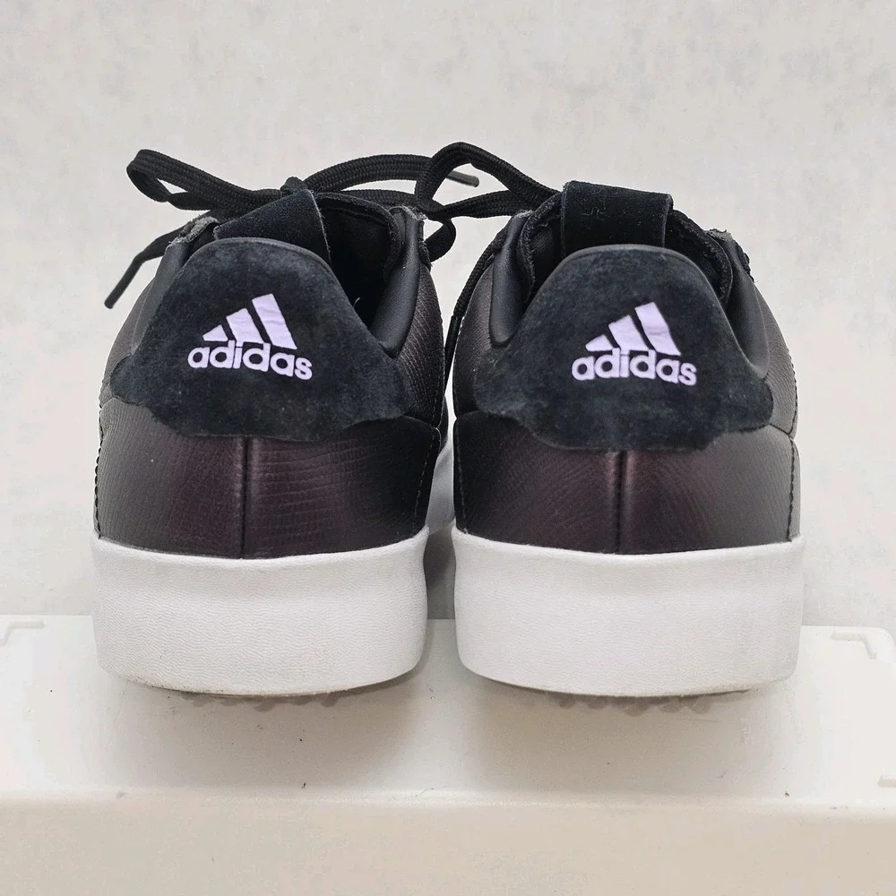 EUC Adidas Women's Adicross Retro Golf Shoe Black/Magic Lilac Sz EU 38½ / US 7
